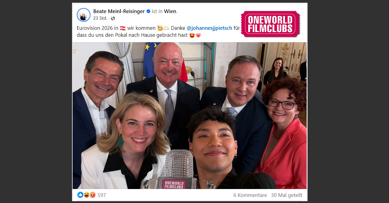 Song Contest Sieger JJ rettet die One World Filmclubs! Zu sch&ouml;n um wahr zu sein?