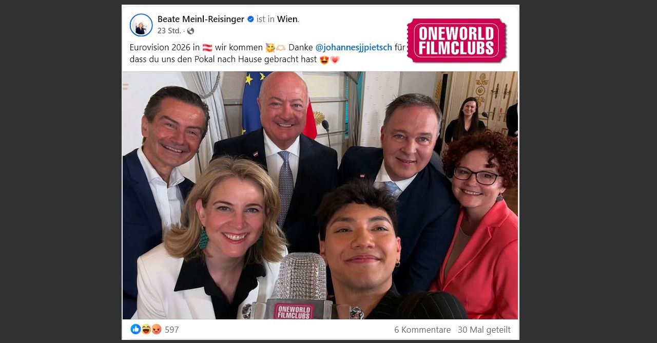 Song Contest Sieger JJ rettet die One World Filmclubs! Zu schön um wahr zu sein?